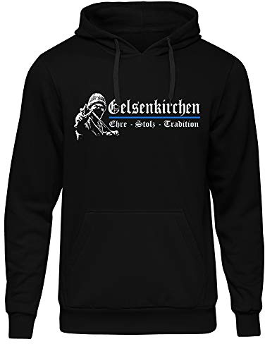 Gelsenkirchen Ehre & Stolz Kapuzenpullover | Fussball | Herrn | Männer | Sport | Ultras | Ruhrpott | Nordkurve