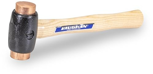 VAUGHAN Copper Face Hammer, Malleable Iron Head, Soft Face Hammer, C125, VN58010