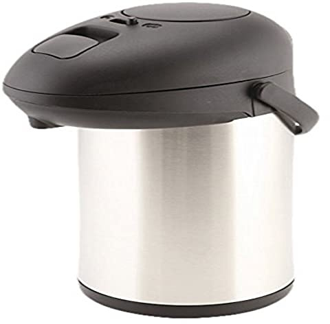 Genware NEV-V3001 Vacuum Pump Pot, Stainless Steel, Unbreakable, 3.0 L