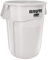 Rubbermaid Commercial Products 1779740 BRUTE Heavy-Duty Waste/Utility Container, Round, 166.5 L, White