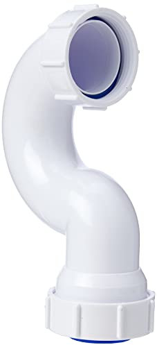 Polypipe WT58 Trap, White, 40mm