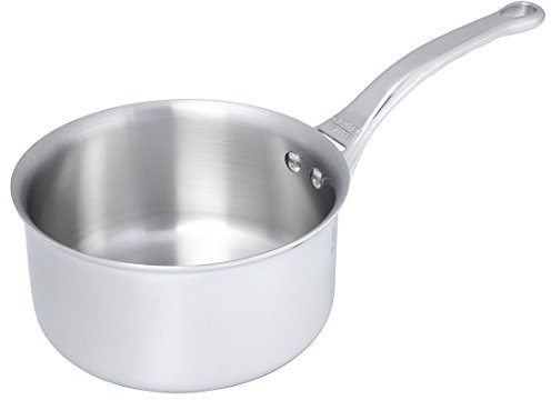 De Buyer - Casserole en inox 5 couches AFFINITY - 16 cm - Fabriquée en France, Sans PFAS, Montée Rapide en Température, Inox 18/10, Tous Feux + Four, Finition Poli Brillant