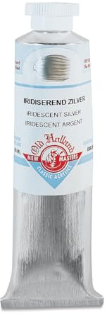 Old Holland Acrylic 60 ml Tube - Iridescent Silver