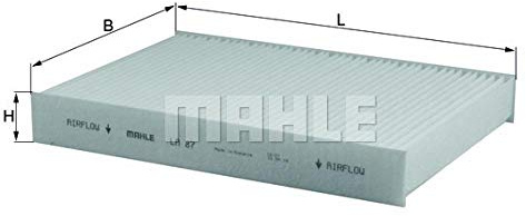 MAHLE LA 87 Interior Cabin Air Filter - Pollen Filter - Car