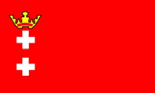 flaggenmeer® Flagge Danzig 80 g/m² ca. 60 x 90 cm