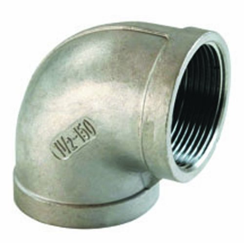 Sirocco Edelstahl Fitting V2A Bogen, 90 Grad, IG-IG, kurz, 2 Zoll