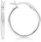 KEZEF Ohrringe Silber 925 | Schmuck | Creolen Silber 925 | Damenohrringe 2mm Hochglanzpolierte | Creolen Silber 10mm-50mm Durchmesser | Ohrringe Silber 925 Creolen | Ohrringe Silber |Earings for Woman