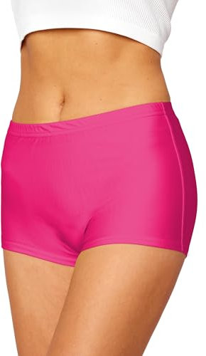 Merry Style Short de Bain Sport Vêtements d'Été Femme L23L1 (Rose (4140), FR 48 = DE 46)