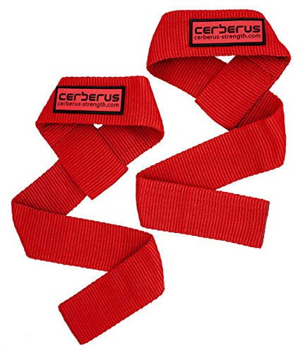 CERBERUS Strength EXTRA LONG Axle Bar Elite Lifting Straps (Pair)
