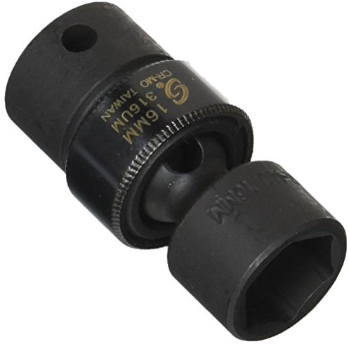 Sunex 316um 3/8-inch UNIDAD Universal de vaso de impacto 16 mm