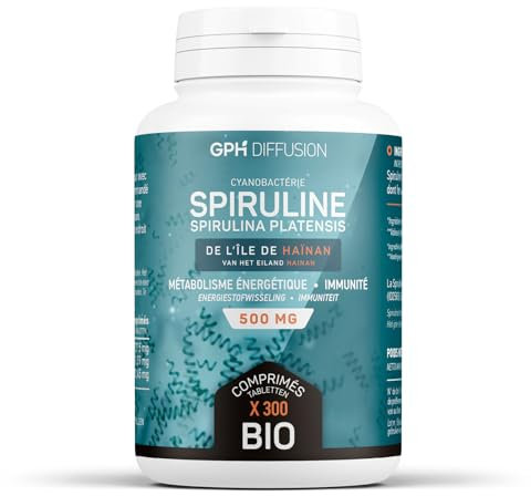Spiruline Bio - 500 mg - 300 comprimés