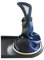 Akhan GKC202BB - Schwarz / Blau LEDER Schaltmanschette Manschette Schaltsack