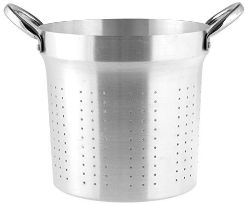 Pardini Omnia Colapasta Conico con 2 Manici, Alluminio, Grigio, 32 cm