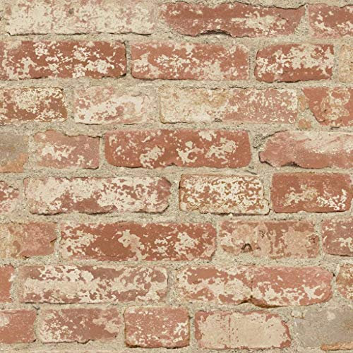 Room Mates 54411 Raumdekor Peel und Stick roter Backstein, Mehrfarbig