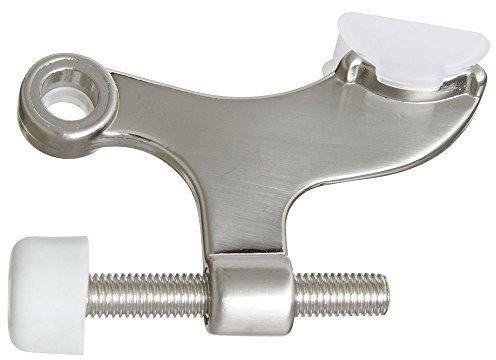 National Hardware N325-589 V227 Hinge Pin Door Stop in Satin Nickel,0