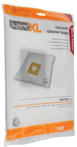 basicXL 51552 Dust Bags for Nilfisk GM