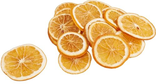 Stafil 50g Orangenscheiben getrocknet ca. 15 Stk. Deko Streuteile Weihnachten Apfelsinenscheiben echt duftend Kerzen gestalten