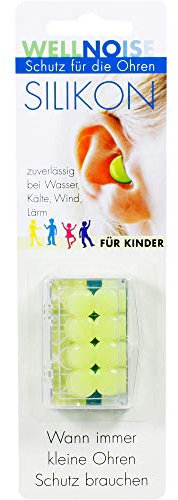 Wellneuss GmbH & Co. KG, Deutschland WELLNOISE Ohrenstopfen für Kinder Silikon, 8 Stk. Ohrstöpsel