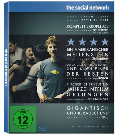 The Social Network (2-Disc Collector's Edition im limited Digipack) [Blu-ray]