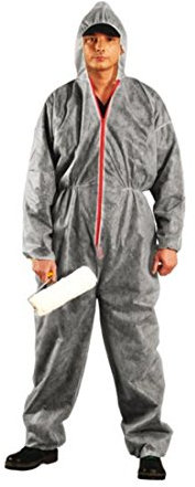 Reis KOM Maleranzug | Ganzkörperanzug | Overall | Schutzanzug | Lackieranzug | Grau/Stahlblau | XXL Größe