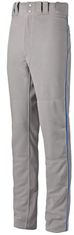 Mizuno - Premier PRO Piped G2 Pants, Premier PRO Piped Pant G2 L Grigio-Nero Uomo