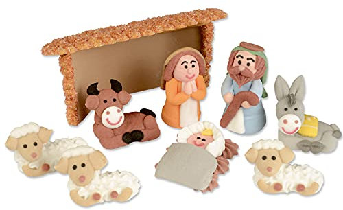 Günthart 4 Weihnachtskrippen - Sets aus Zucker | einzelne Figuren | Weihnachten