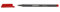Kores FL28103 Fineliner, 0.4 mm, rot