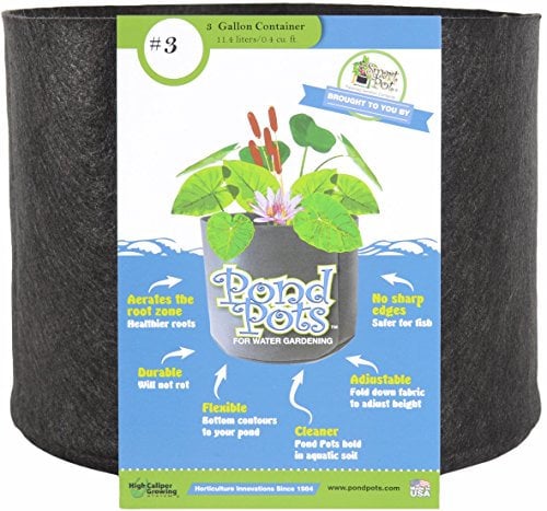 SMART POT Pond Flexible Aquatic Plant Container for Water Gardening, 3 gallon