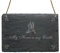 Schieferplatte Schild « MY HOME IS MY CASTLE » mit MOTIV Haushalt Dekoschild Dekoration Geschenk
