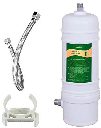 Hansing Wasserfiltersystem, 13 K, sehr hohe Kapazität, stärkerer Durchfluss und weniger Blockierung – entfernt 99,5 % Chlor, 99,9 % Blei, etc.