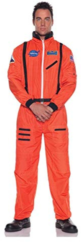 UNDERWRAPS Aerospace Astronaut Herren Kostüm (Orange), Standard