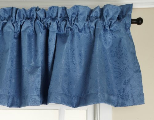 Stylemaster Gabrielle Schaumstoffpolster Querbehang, 56 von 43 cm, blau, Valance