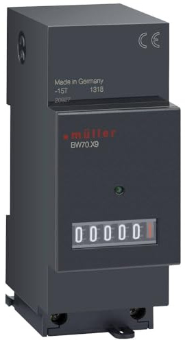 Müller BW 70.29 230V 50-60Hz Betriebsstundenzähler Rollenzählwerk