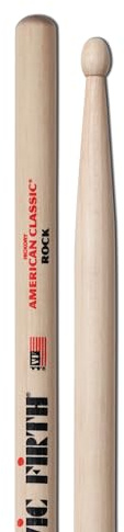 Vic Firth American Classic Series Drumsticks - Rock Model - Wood Tip