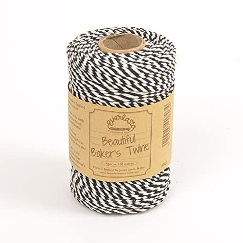100m - Everlasto Original 'Beautiful Bakers Twine' (2mm approx) (Black)