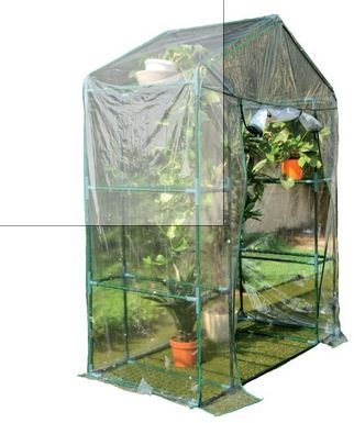 Mondo Verde Serra da balcone 'optima' cm 140 x 70 x h 195-8 ripiani