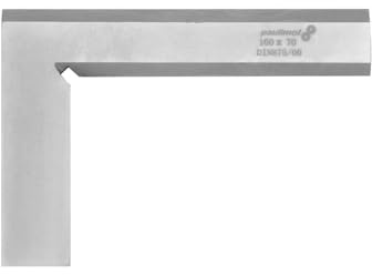 PAULIMOT Präzisions-Haarwinkel 90° 100 x 70 mm, DIN 875/00, rostfrei