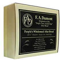 F.A. Dumont Altar Bread -1 3/8 Wholemeal - 250/Box