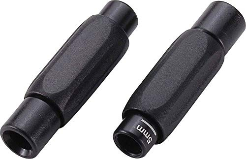 BBB Bicycle Gear Tensioner Line Adjuster BCB-95 5 mm Black 2 Pieces, Unisex, One Size