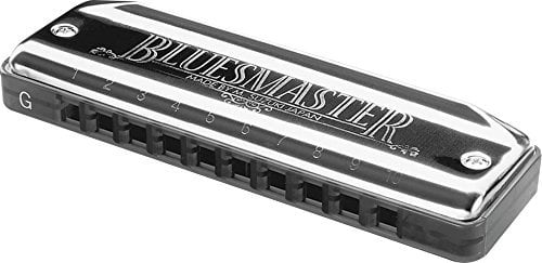 Suzuki Bluemaster MR250C diatonische Mundharmonika aus ABS, 10 Blasöffnungen, Chrom