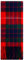 I LUV LTD Fraser Red Modern Tartan 100% Lammwolle Schal Hergestellt in Schottland