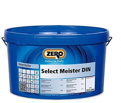 ZERO Select Meister DIN weiß 12,5 l, Innenfarbe, airlessgeeignet, stumpfmatt