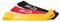 SKLZ Trainingsgerät Mini Bands Elastische Kurze Widerstandsbänder 3er Pack, Gelb-Rot-Schwarz, One Size