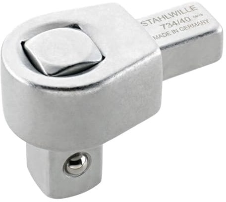 Stahlwille 734 Vierkant-Einsteckwerkzeuge Große 20, 1/2 Zoll für Werkzeugaufnahme, 14,5 x 18 mm, 58240020