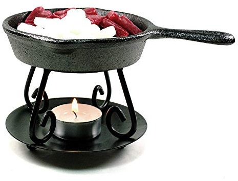 Cast Iron Skillet Wax Warmer and Trivet