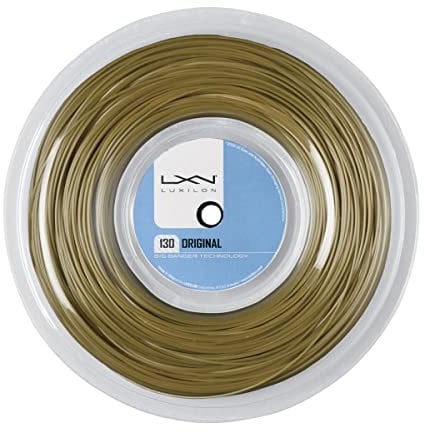 Luxilon Unisex Tennissaite Original 130, braun, 200 Meter Rolle, 1,30 mm, WRZ990900AMB
