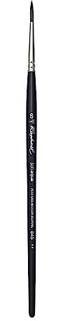 Raphael SoftAqua Synthetic Squirrel Watercolor Brush, Round, 6