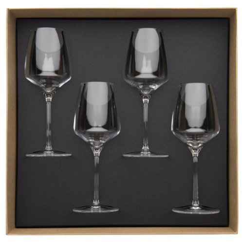 Guy Degrenne 206396 Coffret de 4 Verres à Vin Rouge 35 cl