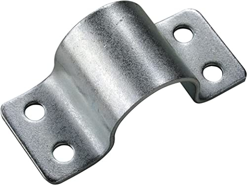 SCHWAIGER MBS60 001 Mastbefestigungsschelle Mastschelle Antennenmastschelle Masthalterung Rohrhalterung Rohrschelle bis 60mm Stahl silber