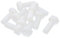 sourcingmap Hexagon Vis M12 x 30mm PLASTIQUE FILETÉ EN NYLON VIS PACK 10pc compatible RoHS